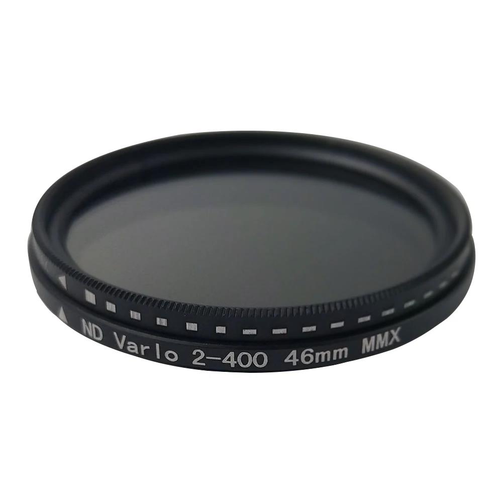 ND Fader Neutral Density Optical Glass Adjustable ND2-400 Variable Filter 49mm 52mm 55mm 58mm 62mm 67mm 72mm 77m 82mm for Cannon Nikon Sony Pentax Cam