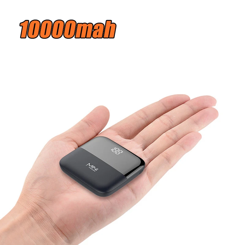 20000mAh Mini Power Bank Dual USB Output Powerbank for iPhone Xiaomi Huawei Samsung Portable External Battery Charger Powerbank