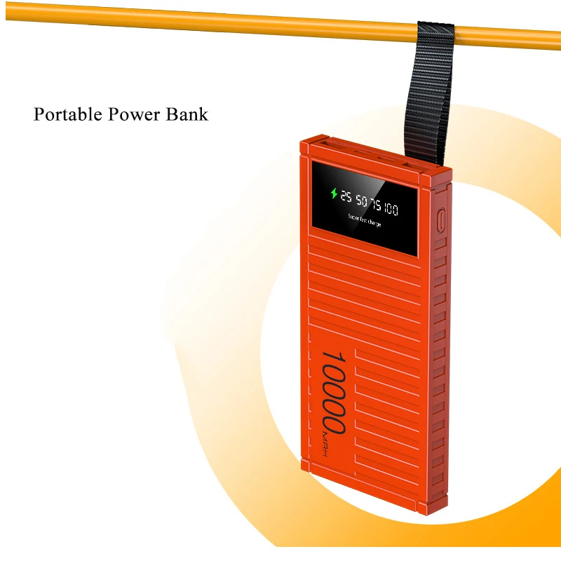 Power Bank 10000mAh Portable Charger External Battery Pack Powerbank For iPhone 11 Xiaomi Samsung Fast Charging Dual USB Output