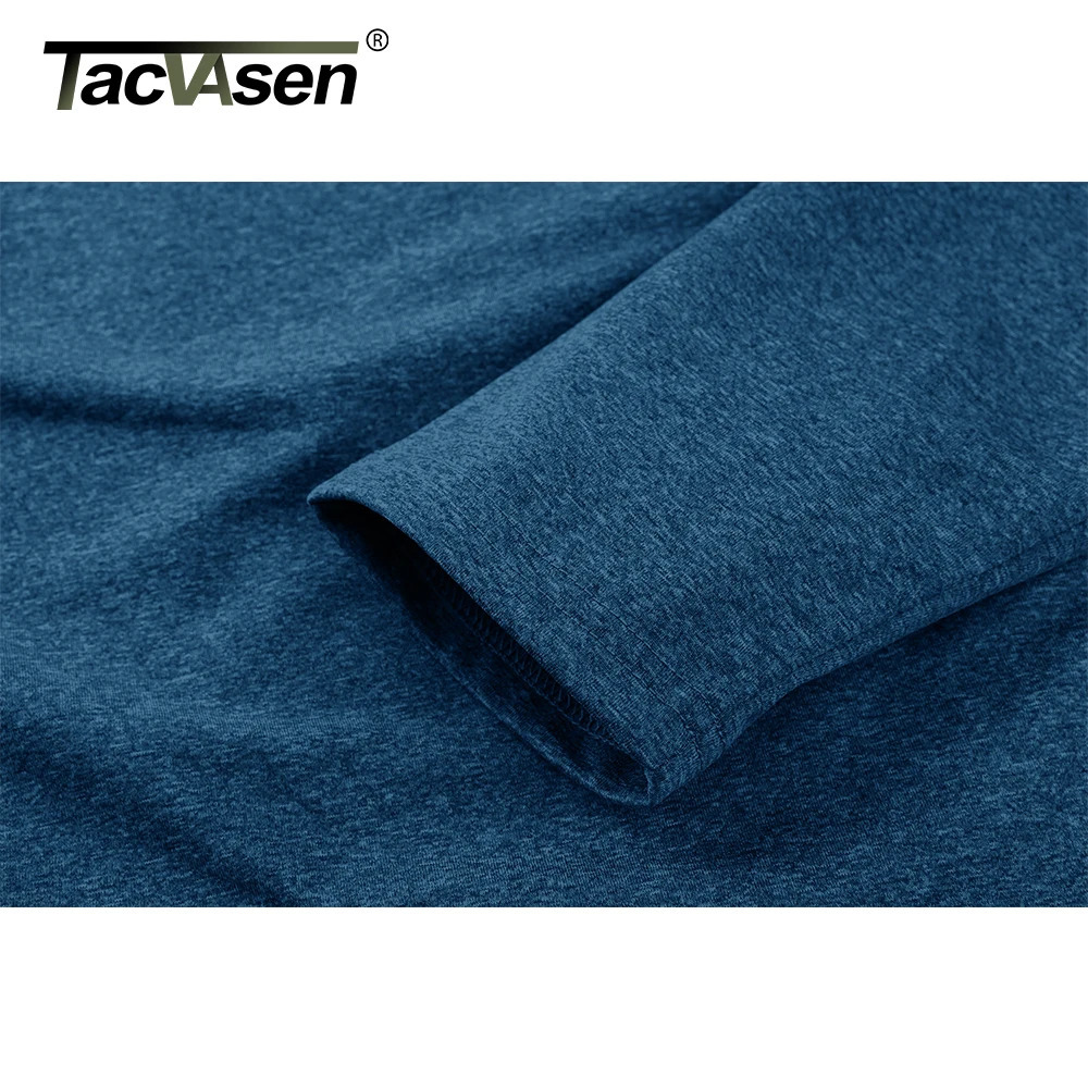 Men's T-Shirts TACVASEN Spring/Fall Thermal Sports Sweater Men's 1/4 Zipper Tops Breathable Gym Running T Shirt Pullover Male Activewear 231