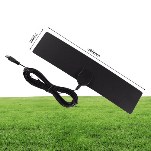 HDTV Digital Indoor Antenna Ultra Thin TV Antenna Full 1080 4K HDTV LAN1051 25 Miles Range Digital Signal Reception