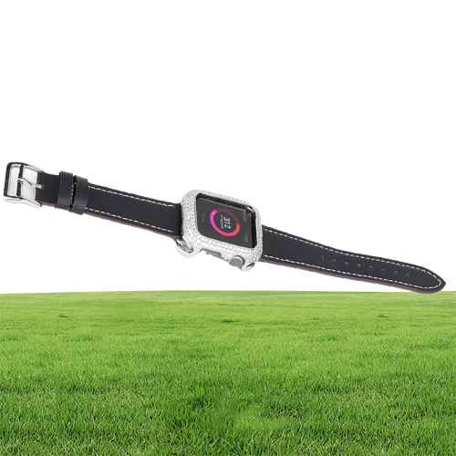 For Watch Series 6 5 4 3 2 1 SE iwatch 38mm42mm40mm44mm Luxury Bling Full Diamond Zircon Slim Protect Case Cover3904368