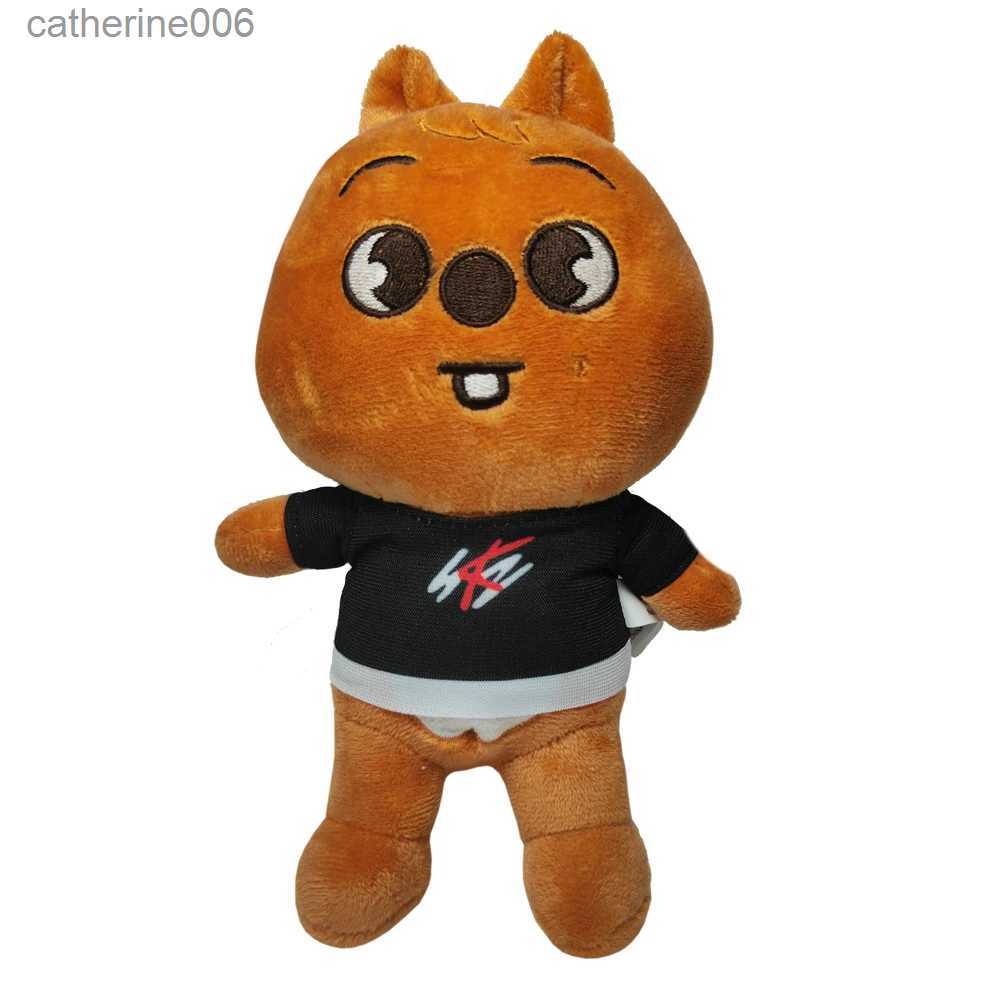 Stuffed Plush Animals Skzoo Plush Toys 20cm Stray Kids Plush Wolf Chan Cartoon Stuffed Animal Plushies Doll Kawaii Companion for Kids Adults Fans Gift