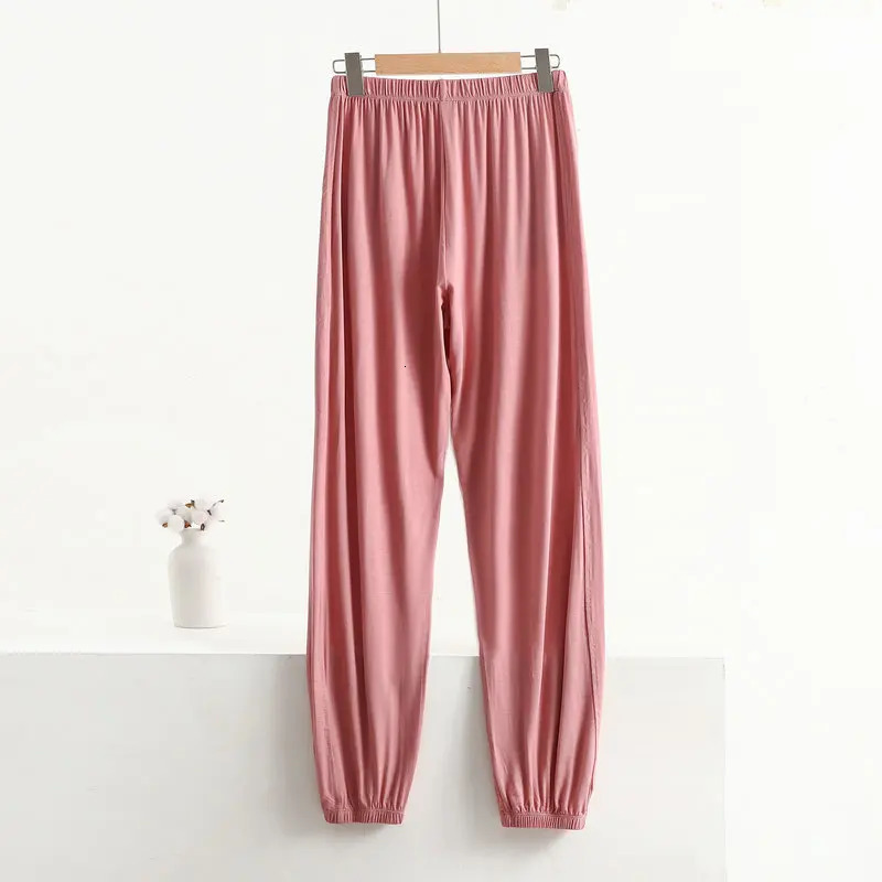 Women's Sleepwear Big Size Sleepwear Women's Cotton Pajama Pants For Women Modal Thin Loose Home Wear Bottoms Spring Summer Pijama Pants 231