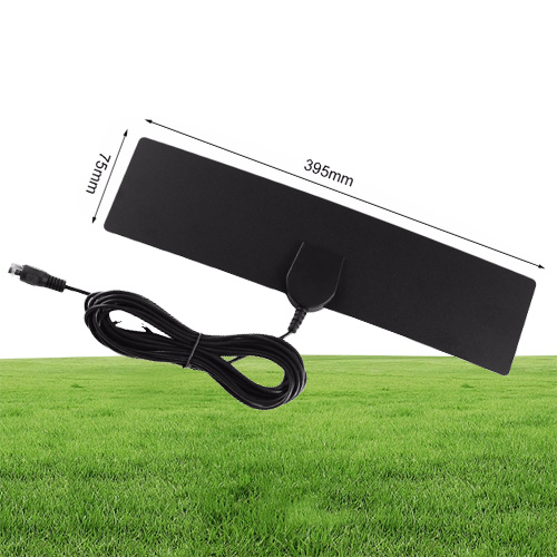 HDTV Digital Indoor Antenna Ultra Thin TV Antenna Full 1080 4K HDTV LAN1051 25 Miles Range Digital Signal Reception