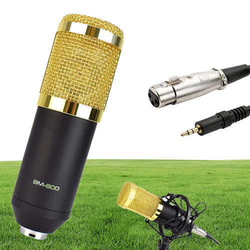 BM800 karaoke microphone studio condenser mikrofon mic bm800 For KTV Radio Braodcasting Singing Recording computer BM 800 black w