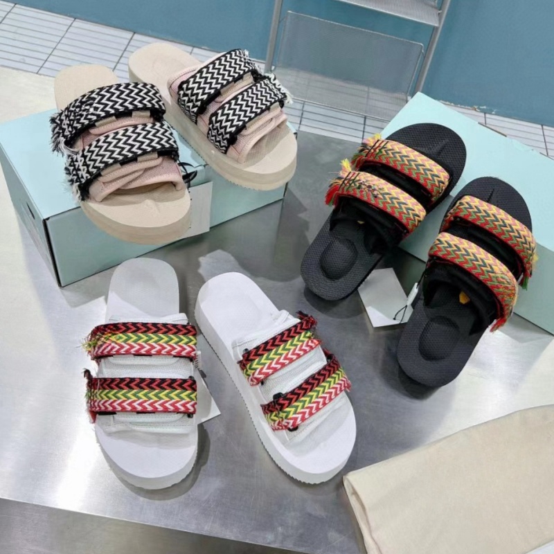 Designer Slippers for Women Men Fashion Designer Thick Sole Slipper Summer Sandals Couples Shoes 23470