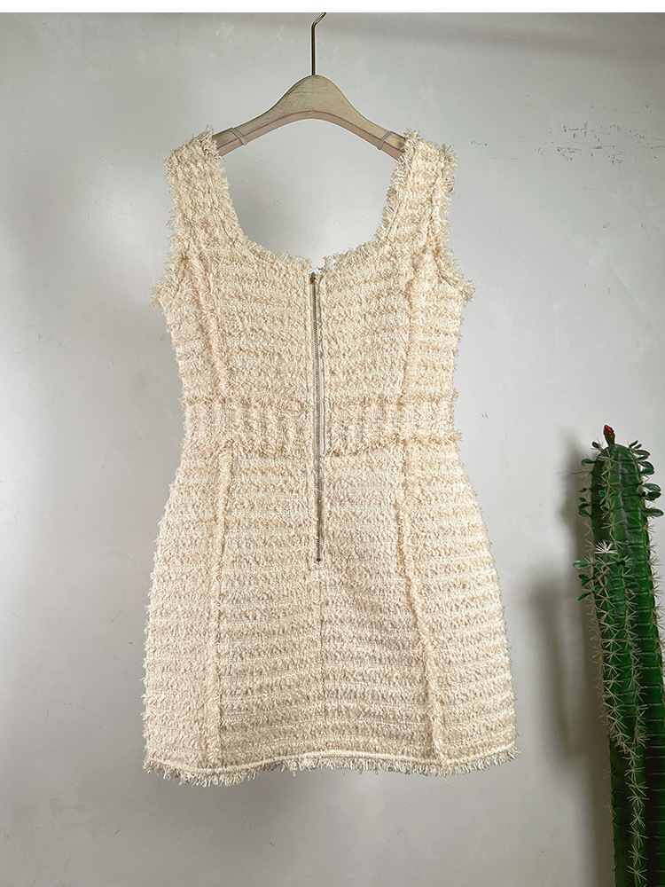 2026 Autumn Fashion Show Spaghetti Strap Black Apricot Sleeveless Women's Fashion High Quality