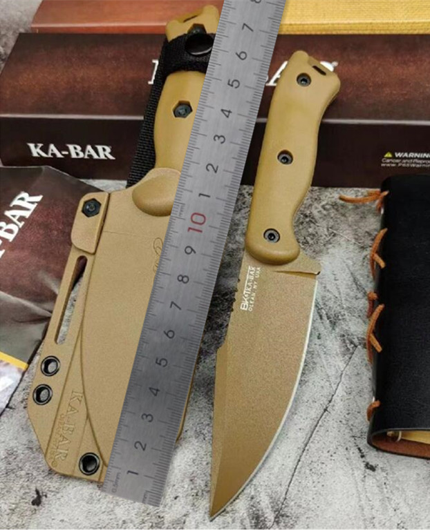 KA-BAR BK-18 Becker oon Straight Fixed Blade Knife ABS Handle Tactical Self Defense EDC Tool Pocket Camping Hunting Knives a2936