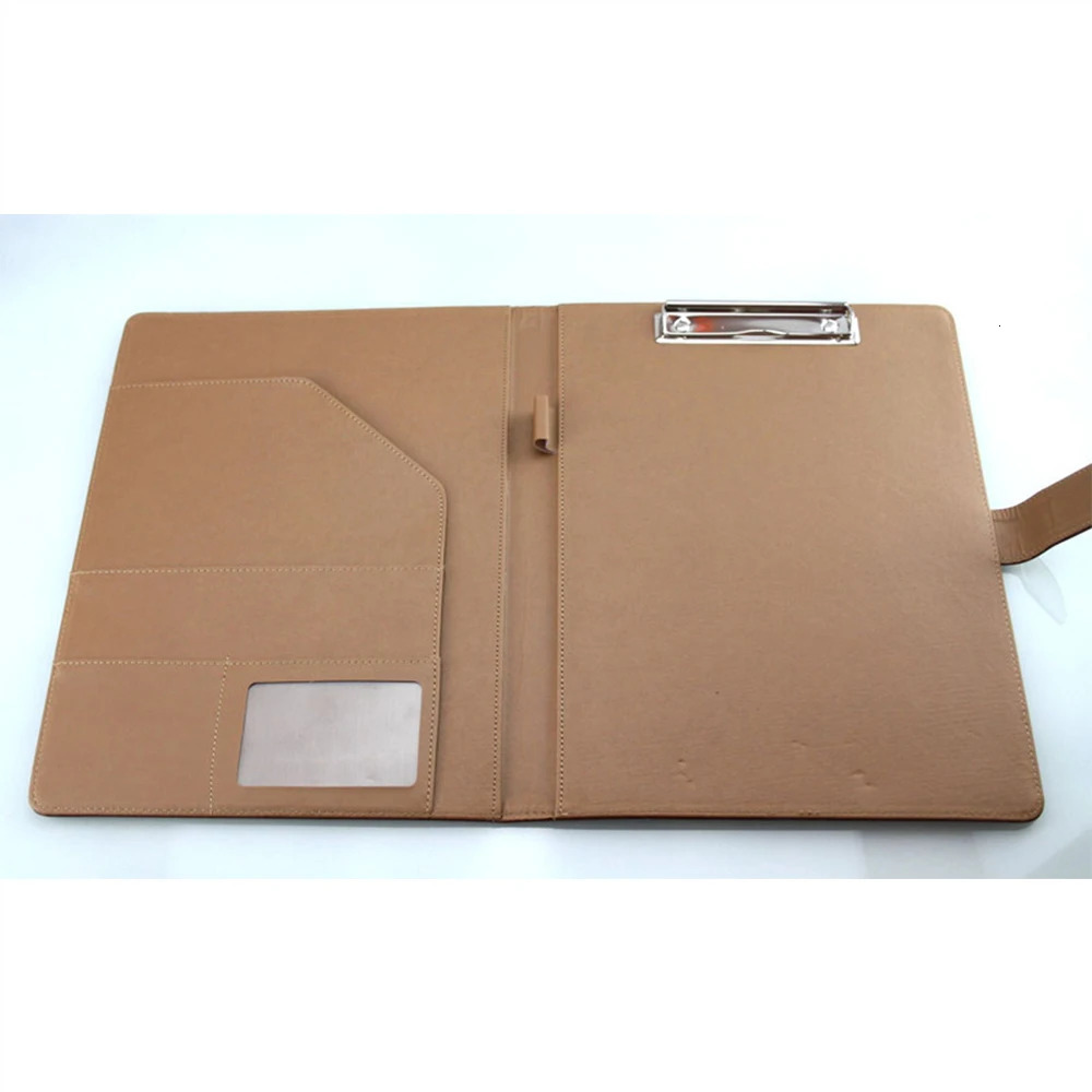 Filing Supplies Multifunctional A4 Conference Folder Business Stationery Folder Leather Contract File Folders Bill Organizer Document Holder 231026