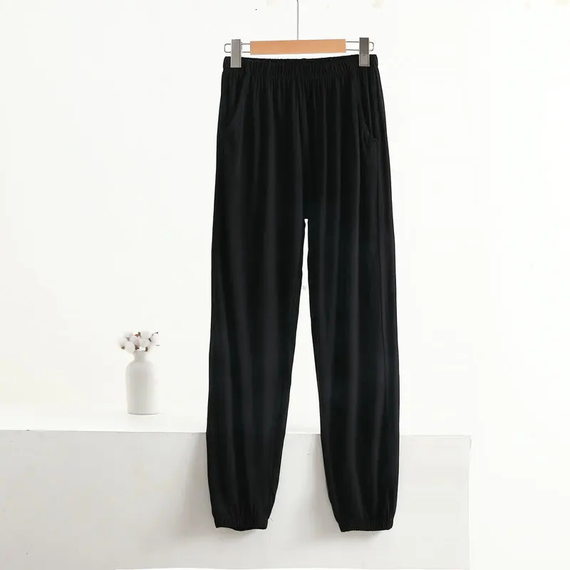 Women's Sleepwear Big Size Sleepwear Women's Cotton Pajama Pants For Women Modal Thin Loose Home Wear Bottoms Spring Summer Pijama Pants 231