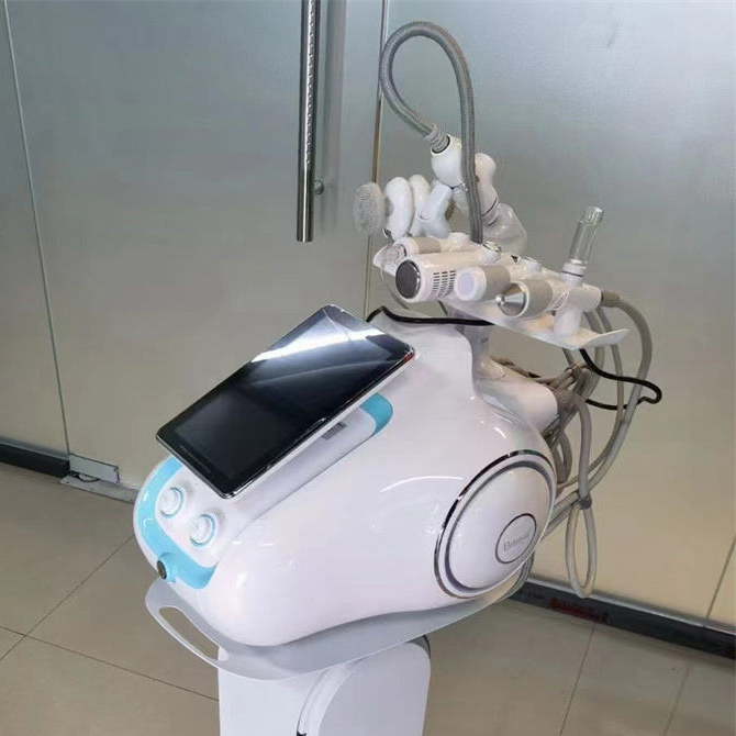 Multifunctional Facial Beauty Apparatus Ozone Ion Skin Bacterial Dirt Removal Deep Cleaning Microcirculation Promoting Allergic Skin Calming 6 Handles