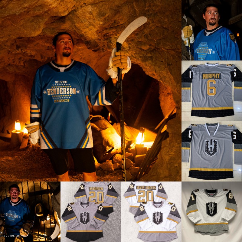 Henderson Silver Knights Jersey Jiri Patera Jesper Vikman Christoffer Sedoff Brandon Hickey Jake Bischoff Daniil Chayka Lukas Cormier Mason Geertsen Dysin Mayo