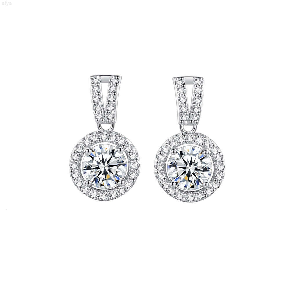 Engagement Eternity Moissanite 925 Sterling Silver Customize for