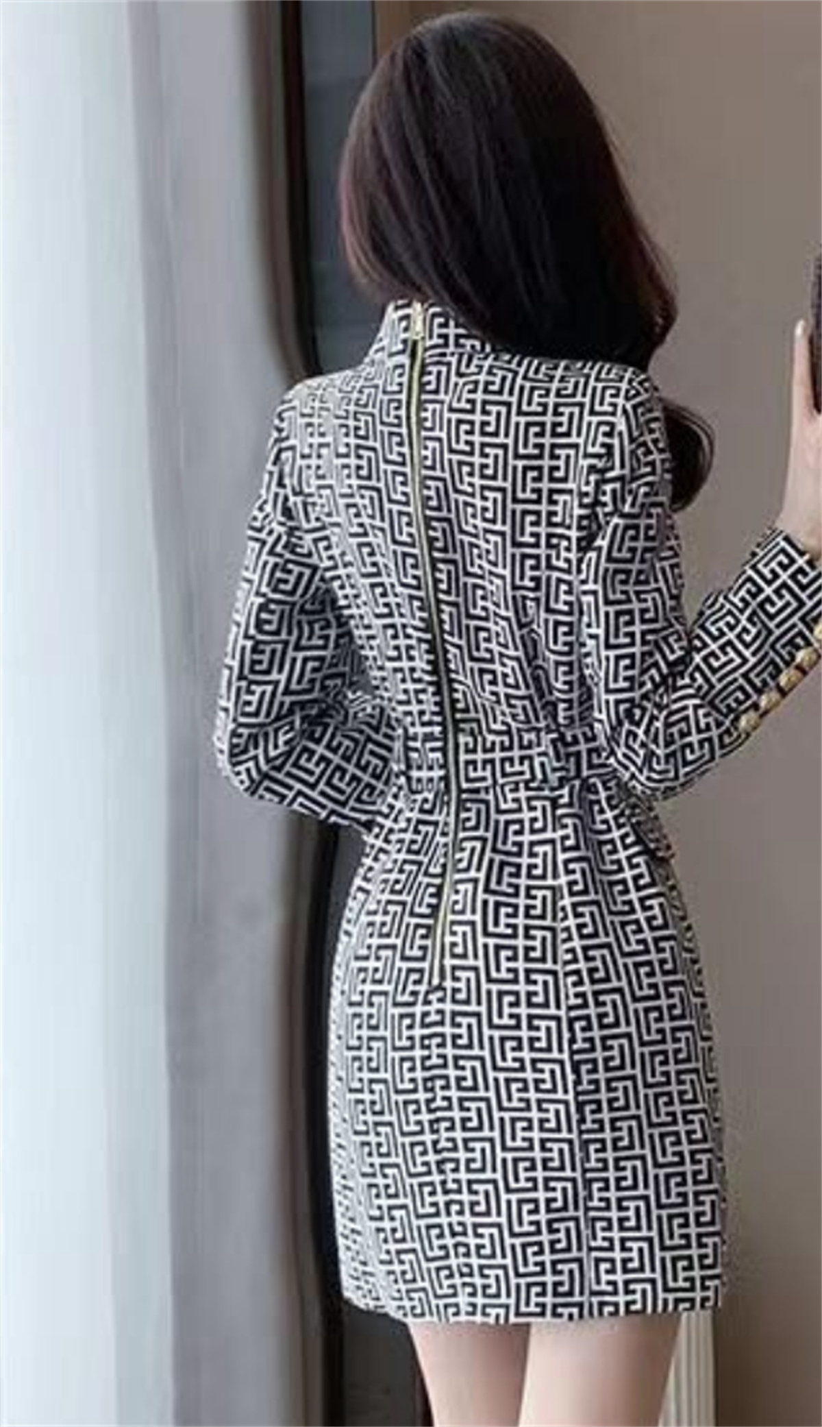 Womens Suits & Blazers Casual Slim Woman Long Jackets Skirt Fashion Lady Office Suit Pockets Business Notched Coat Premium Blazer Size S-3XL