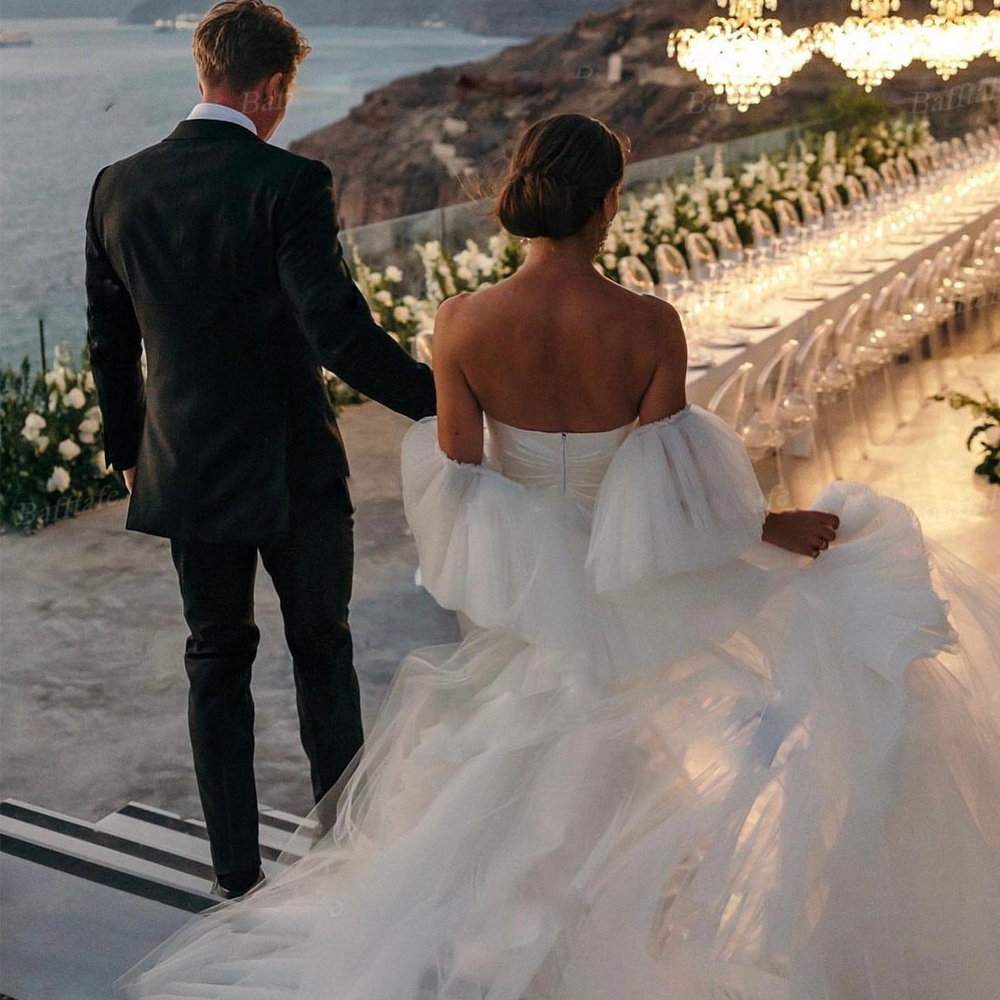 Mermaid Bride Wedding Dresses With Coat Sweetheart Satin Country Wedding Gown Tulle Overskirt Long Robe de mariee