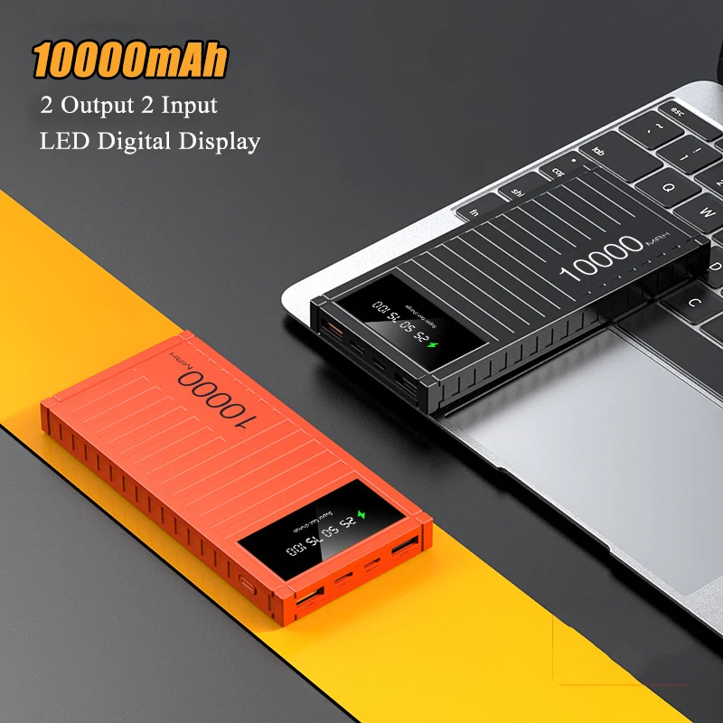 Power Bank 10000mAh Portable Charger External Battery Pack Powerbank For iPhone 11 Xiaomi Samsung Fast Charging Dual USB Output
