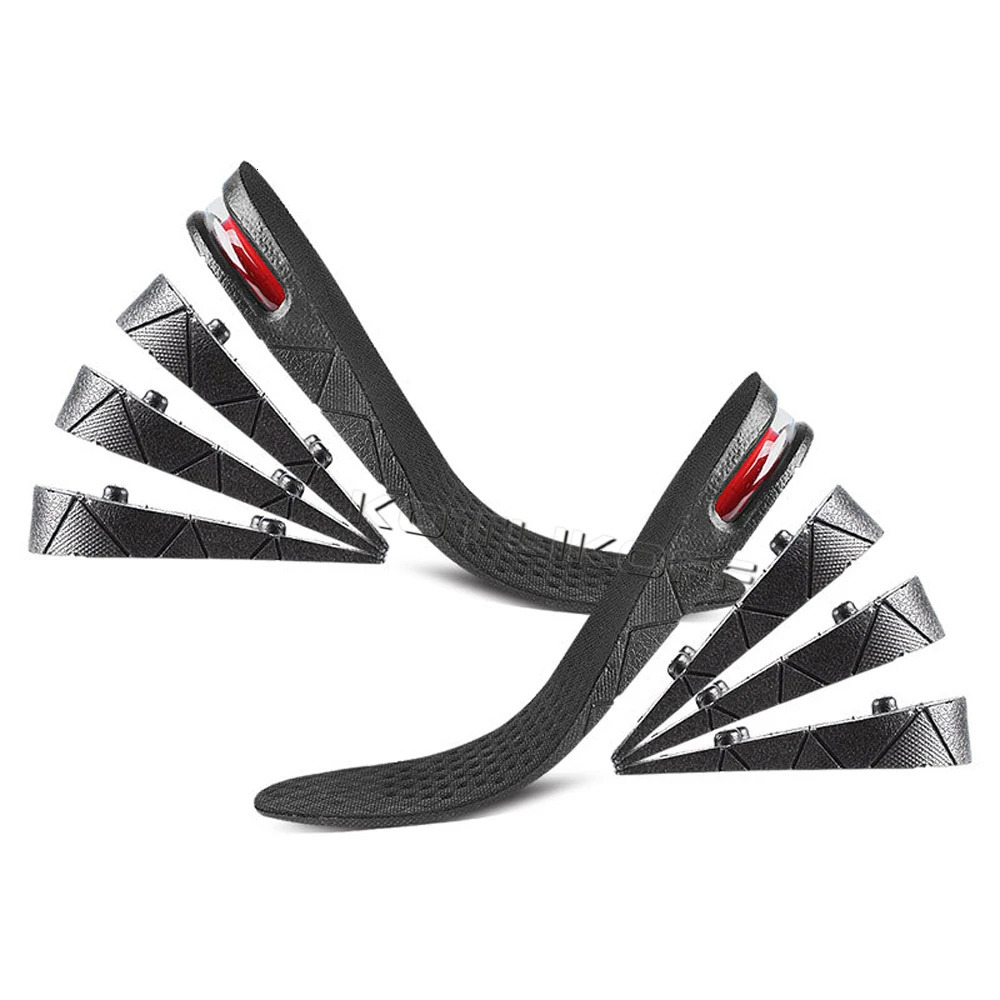 Shoe Parts Accessories 3 9cm Invisible Inner Height Insoles Adjustable Lifting Increase Cushion Heel Insert Taller Support Absorbant Hidden Foot Pad 2