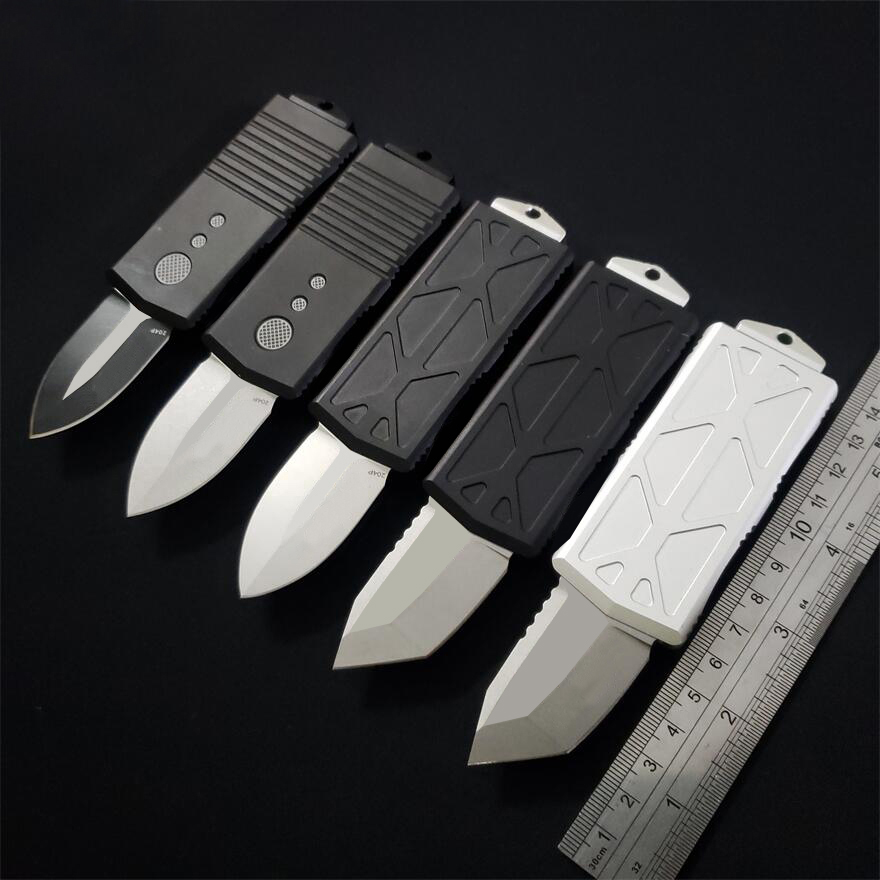 High End 7Models 5.8inch 204P Mini Exocet Knife D2 blade, Aluminum Handles