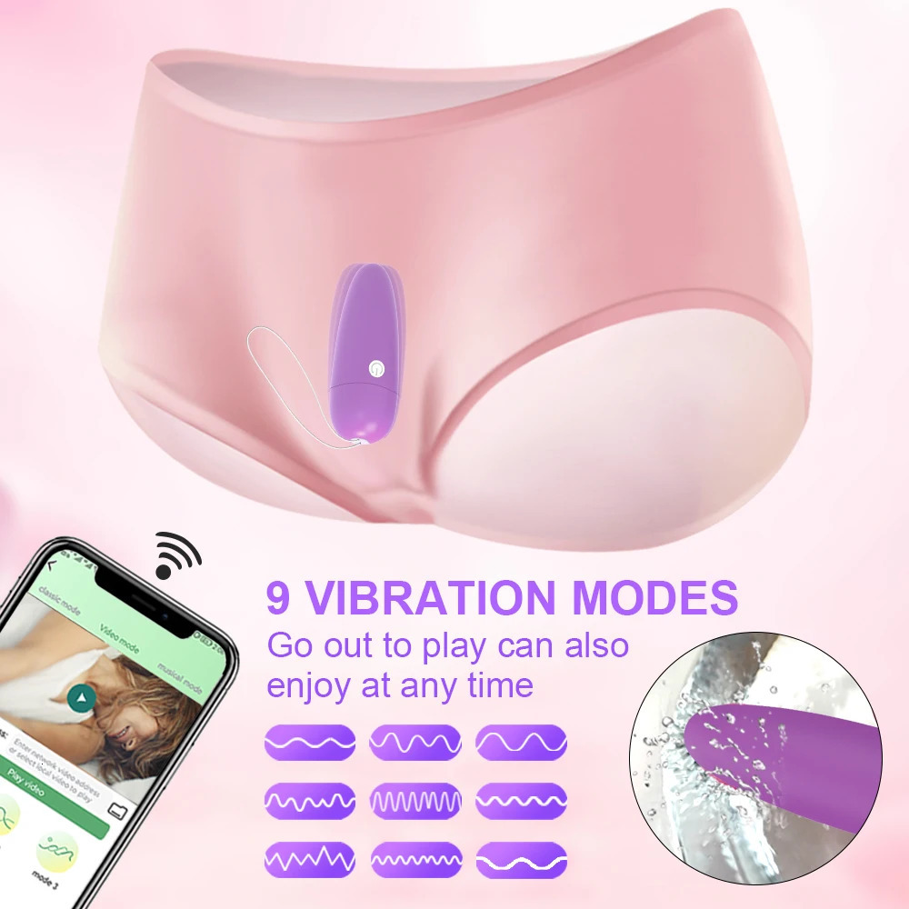 Vibrators Wireless Bluetooth App Mini Bullet Vibrator Female Clitoris Stimulator Remote Pantie Vibrating Love Egg Sex Toy for Women Couple 231116