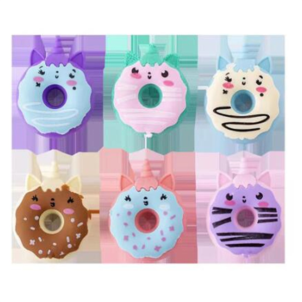 Cute Kawaii Unicorn Donut Rubber Eraser Creative Pencil Erasers School Supplies Stationery Kids Students Cool Prizes GC2423