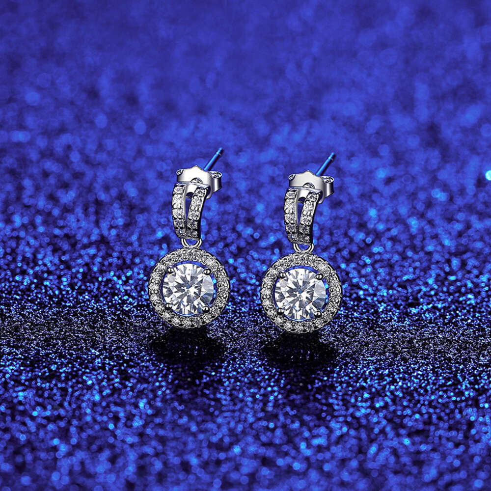 Engagement Eternity Moissanite 925 Sterling Silver Customize for