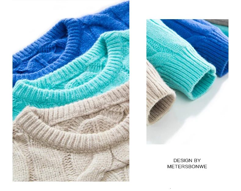 Men's Sweaters Fashion Men's Twist Knit Sweater Solid Color Loose Pullover Round Collar Comfortable Harajuku Long Sleeve Top Male Autumn Win