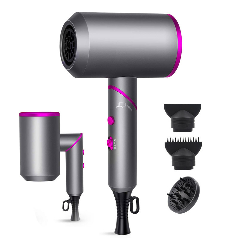 Wholesale of high-power household hammer hair dryers, travel hair dryers, hotel hair salons, three nozzles, hair dryers, small appliances