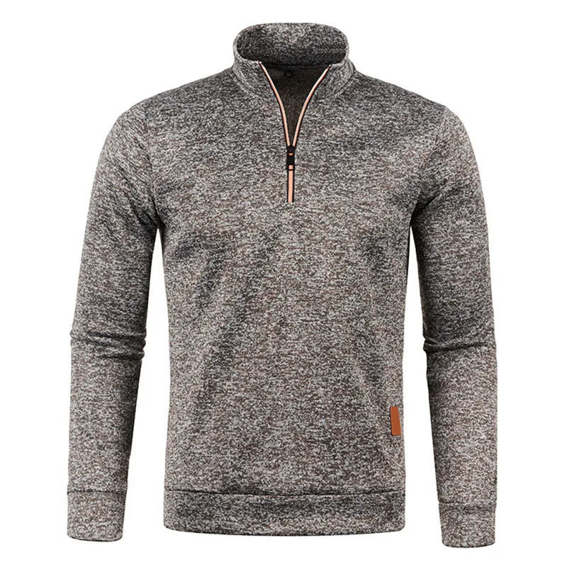 Men's Sweaters Winter Men's Fleece Thicker Sweater Coat Half Zipper Turtleneck Warm Pullover Quality Male Slim Knitted Wool Sweaters 4XL 231