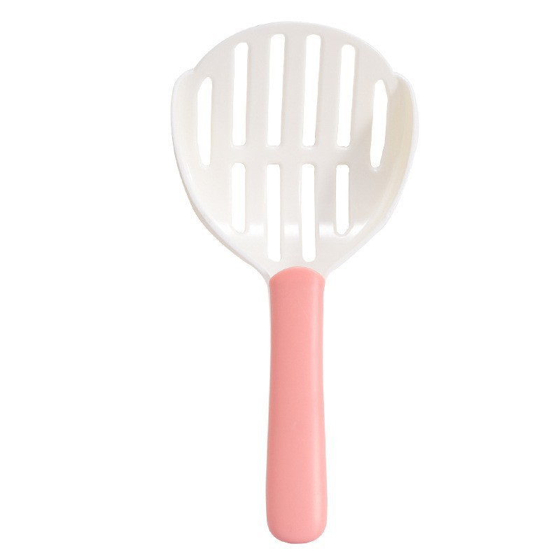 Plastic Litter Shovel 22.5*11cm Hollow Grooming Scoop Long Handle Convenient Pick Up Cat Excrement Cleaning Supplies Pet Accessories
