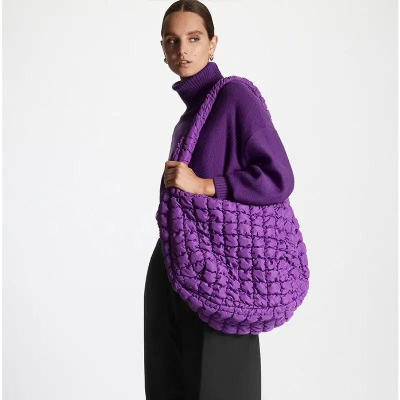 Evening Bags 2023 Spring Summer COS Cloud Bun Small and Large Capacity Dumpling Crossbody Down Big Bag Tote Female 231026