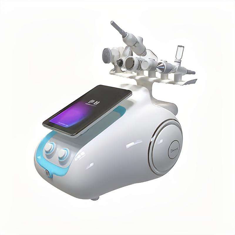 Multifunctional Facial Beauty Apparatus Ozone Ion Skin Bacterial Dirt Removal Deep Cleaning Microcirculation Promoting Allergic Skin Calming 6 Handles