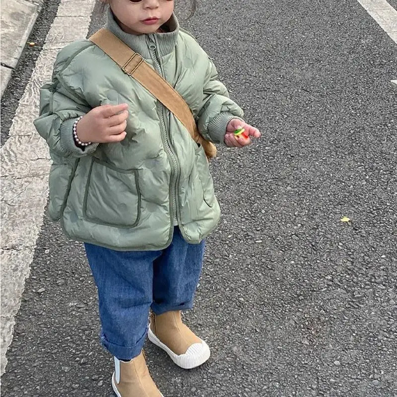 Down Coat Kids 2023 Winter Clothes Boys and Girls Handsome Warm Korean Version Allmatch Fashion Outerwear 231027