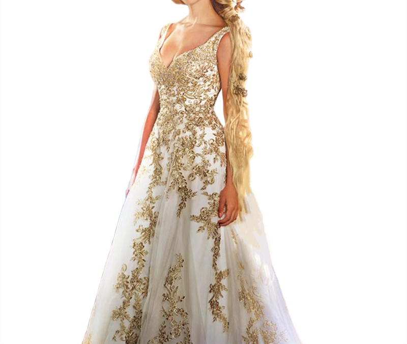 Vintage Princess A Line Wedding Dress Ivory And Gold Long Bridal Gowns Lace Appliques Plus Size Victorian Bride Dresses 2024 Vestido De Novia