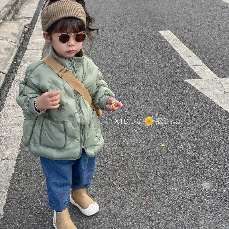 Down Coat Kids 2023 Winter Clothes Boys and Girls Handsome Warm Korean Version Allmatch Fashion Outerwear 231027