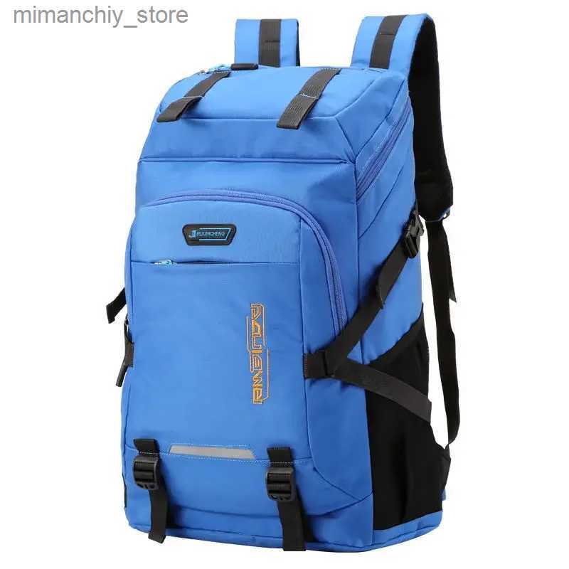 Outdoor Bags 60/80L Men's Outdoor Backpack Climbing Travel Rucksack Sports Camping Backpack Hiking School Bag Pack For Male Female Women Q231028