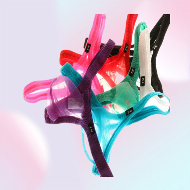Fine new Men039s GStrings TM transparent crotch men039s wear crotch gstring pop men sexy gay fashion penile bags whole7593266