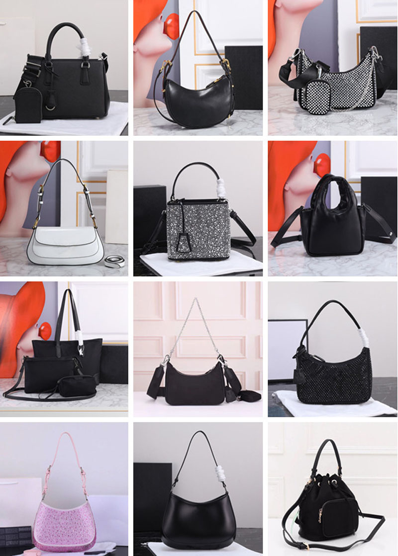 Designer Shoulder Bag Blingbling Nylon Crossbody Bags Women Hobo Designer Tote Luxury Cross Body Bags Classic Fashion Casual Purse Vintage Woman Messenger Handbag