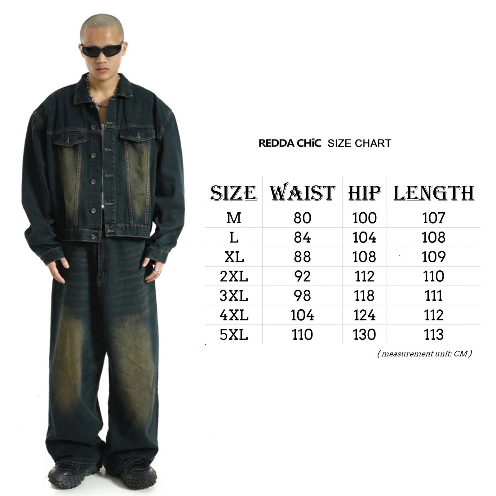 Men s Jeans REDDACHiC Big Size Green Wash Skater Men Baggy Adjust waist 90s Vintage Y2k Wide Pants Hip Hop Trousers Casual Work Wear 231027