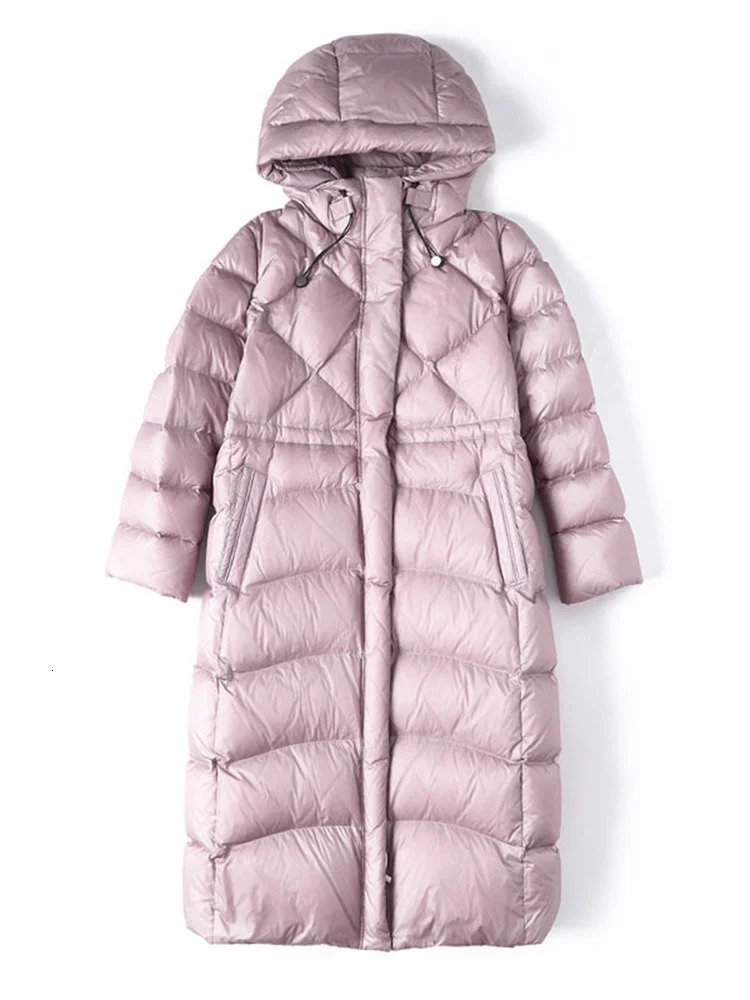 Women's Down Parkas Down Coat Women Winter Fashion Temperament High Quality White Duck Down Jacket Thick Warmth Hooded Parkas Clothing 231027