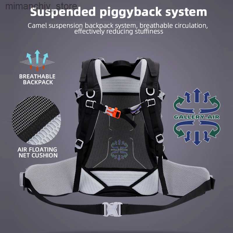 Outdoor Bags GOLDEN CAMEL Hiking Man Backpacks Lightweight Bag for Men Outdoor Women's Running Sports Bag for Travel Cycling Rucksack Q231028