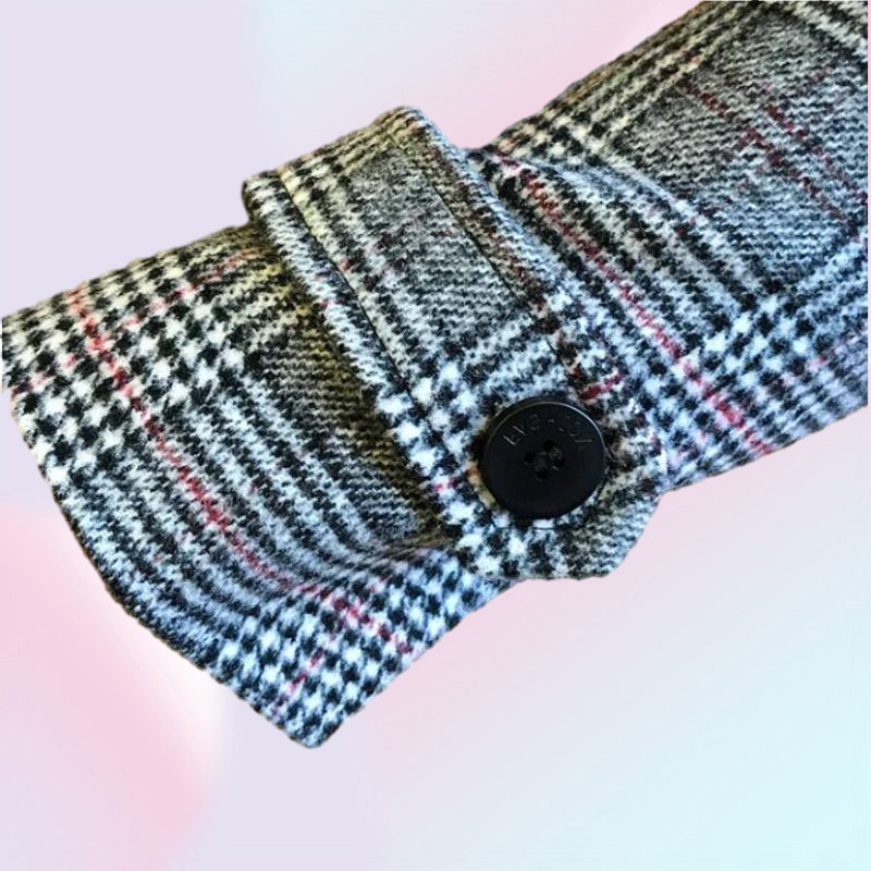 Men039s Wool Blends Brand Clothing Men High Quality Leisure Plaid Woolen Cloth CoatMale Slim Fit Winter Keep Warm Coats