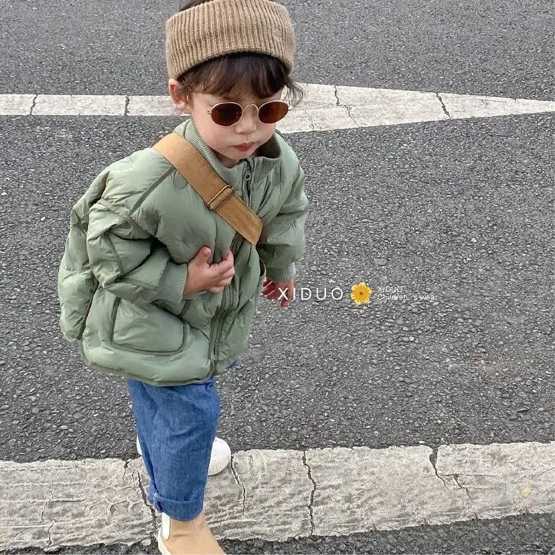 Down Coat Kids 2023 Winter Clothes Boys and Girls Handsome Warm Korean Version Allmatch Fashion Outerwear 231027