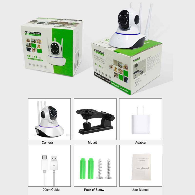 V380 1080P Wireless WiFi Camera Home Security Surveillance Indoor IP Camera Motion Detection 360 PTZ Cam Securite Kamera Baby Monitor