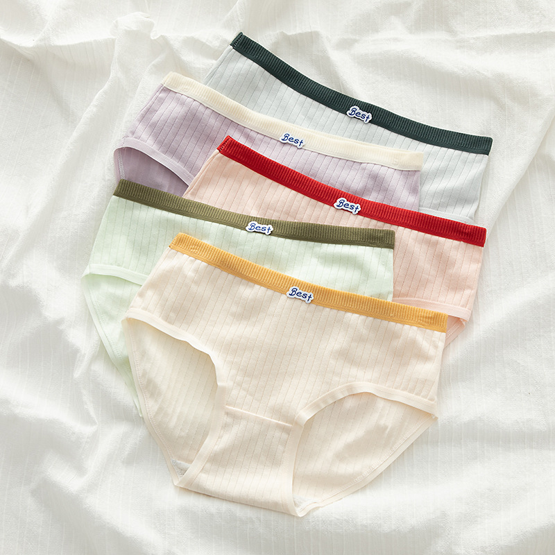 Women's Panties Women Cotton Comfort Underwear For Female Girls' Underpants Plus Size Briefs Sexy Lingerie Mid-Rise Cute Intimates