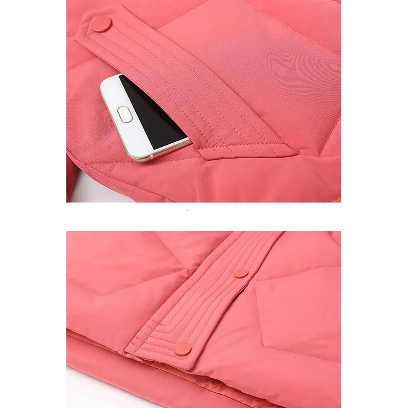 Down Coat Winter Jacket for Girls Children's Clothing Outerwear Overalls 413 Years Warm Clothes Kids Fur Teenage Cotton Parka 231027