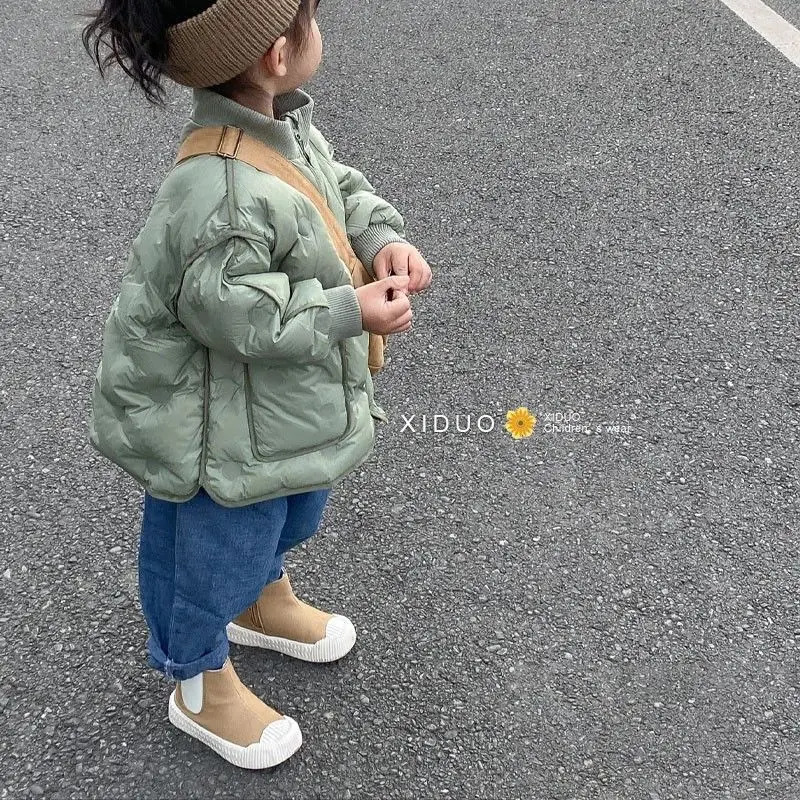 Down Coat Kids 2023 Winter Clothes Boys and Girls Handsome Warm Korean Version Allmatch Fashion Outerwear 231027