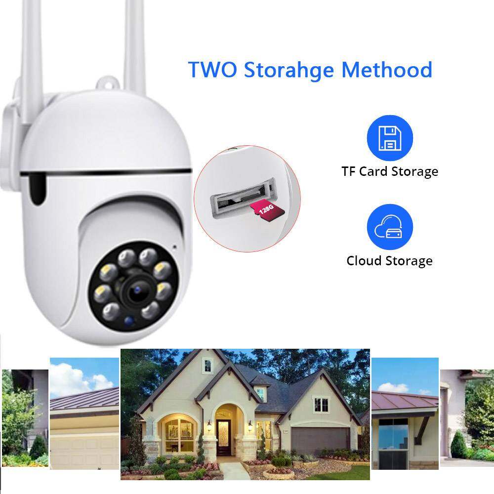 V380 WiFi IP Camera 4X Zoom Indoor Surveillance Camera Color Night Vision Human Detection Security CCTV Camera Baby Monitor