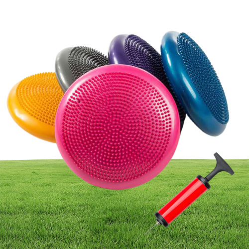 Yoga Balls Massage Pad Wheel Stability Balance Cushion Disc Cushion Mat Adult Padded Practice Feet Fitness Exercise Training ball