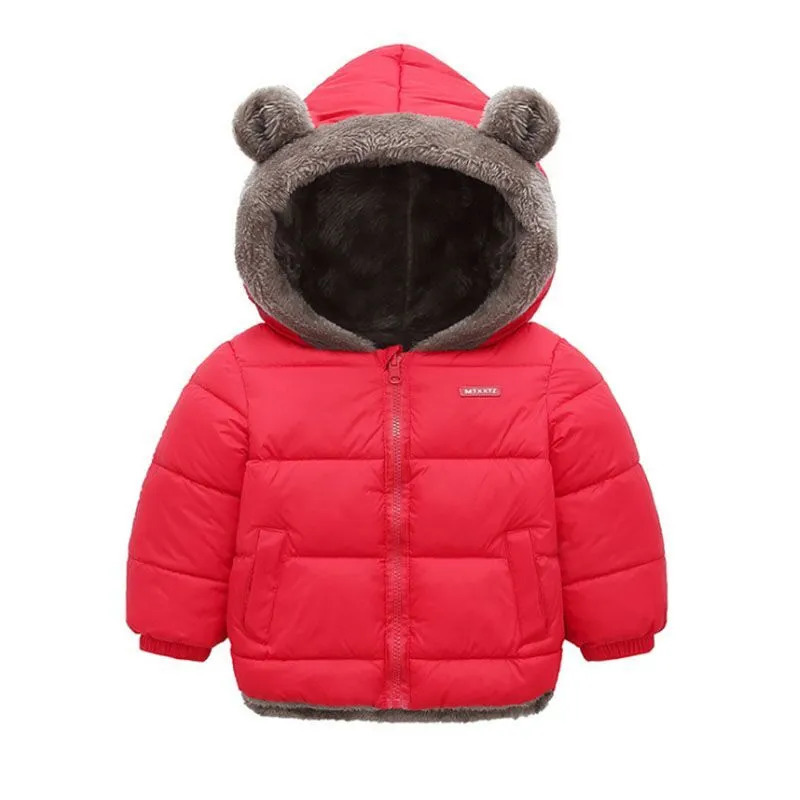 Jackets Cashmere Children Coat 2023 Autumn Winter Thicken Jacket Boys Girls Solid Color Hooded Kids Parka Outerwear 26 Years 231027